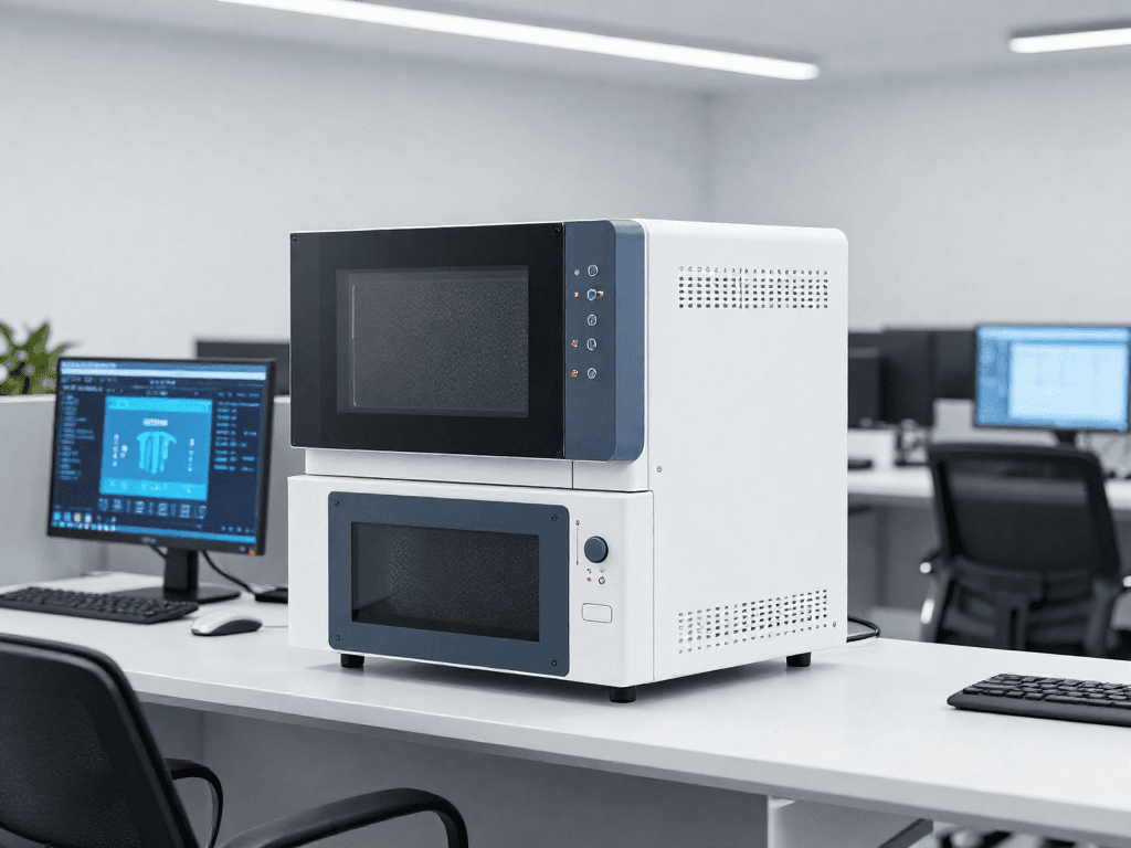 mikrowellen-tarntbehandlungssystem in einem modernen Technologie-Setup für effiziente Holzverarbeitung