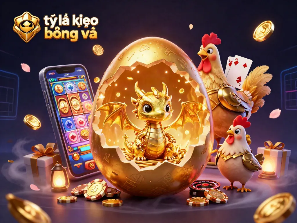 Engage with tỷ lệ kèo bóng đá through a colorful 3D casino scene showcasing dynamic gaming elements.