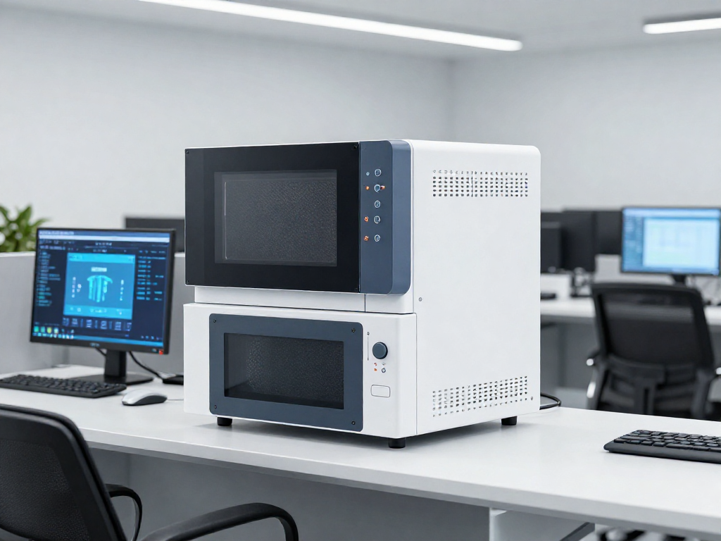 mikrowellen-tarntbehandlungssystem in einem modernen Technologie-Setup für effiziente Holzverarbeitung
